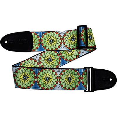 Levy's 3" Stained Glass Polypropylene Guitar Strap