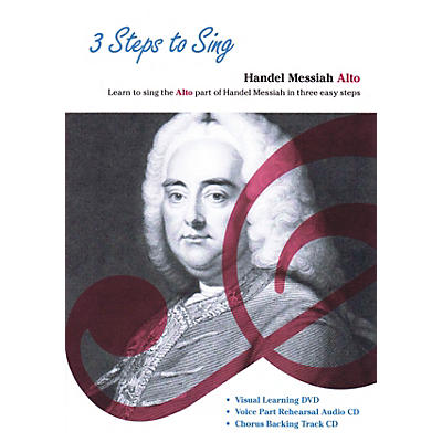 Music Sales 3 Steps to Sing Handel Messiah Alto Composed by Georg Frideric Handel