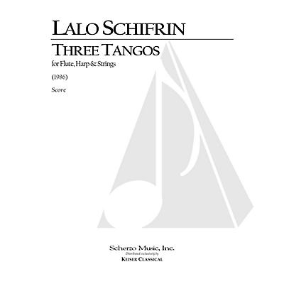 Lauren Keiser Music Publishing 3 Tangos for Flute, Harp and Strings LKM Music Series Composed by Lalo Schifrin