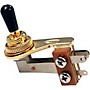 AxLabs 3-Way Toggle Switch - Right-Angle 4-Pole Gold