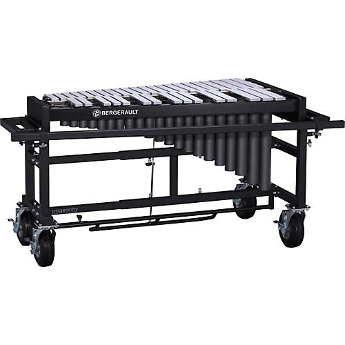 Bergerault 3.0 Octave Performance Series Vibraphone Silver Finish Aluminum Bars Field Frame without Motor