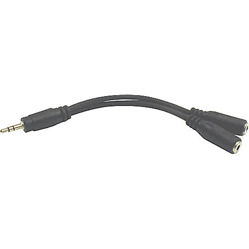3.5mm TRS(M)-Dual 3.5mm TRS(F) Y Cable