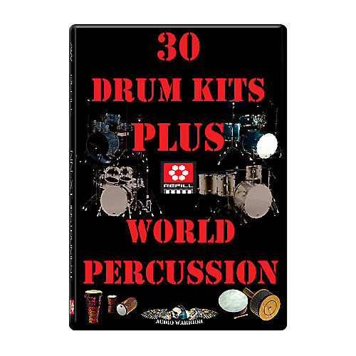 30 Drum Kits and World Percussion Reason Refill