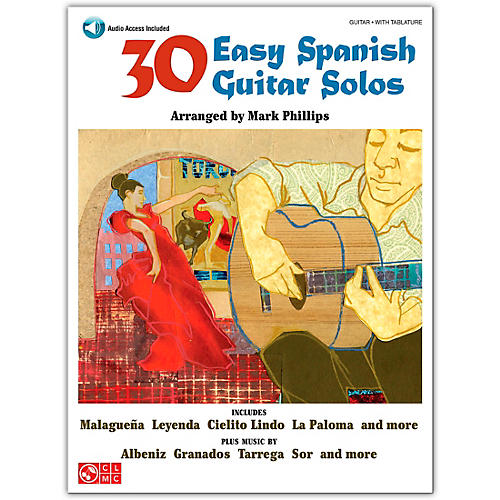 30 Easy Spanish Guitar Solos Book/Online Audio