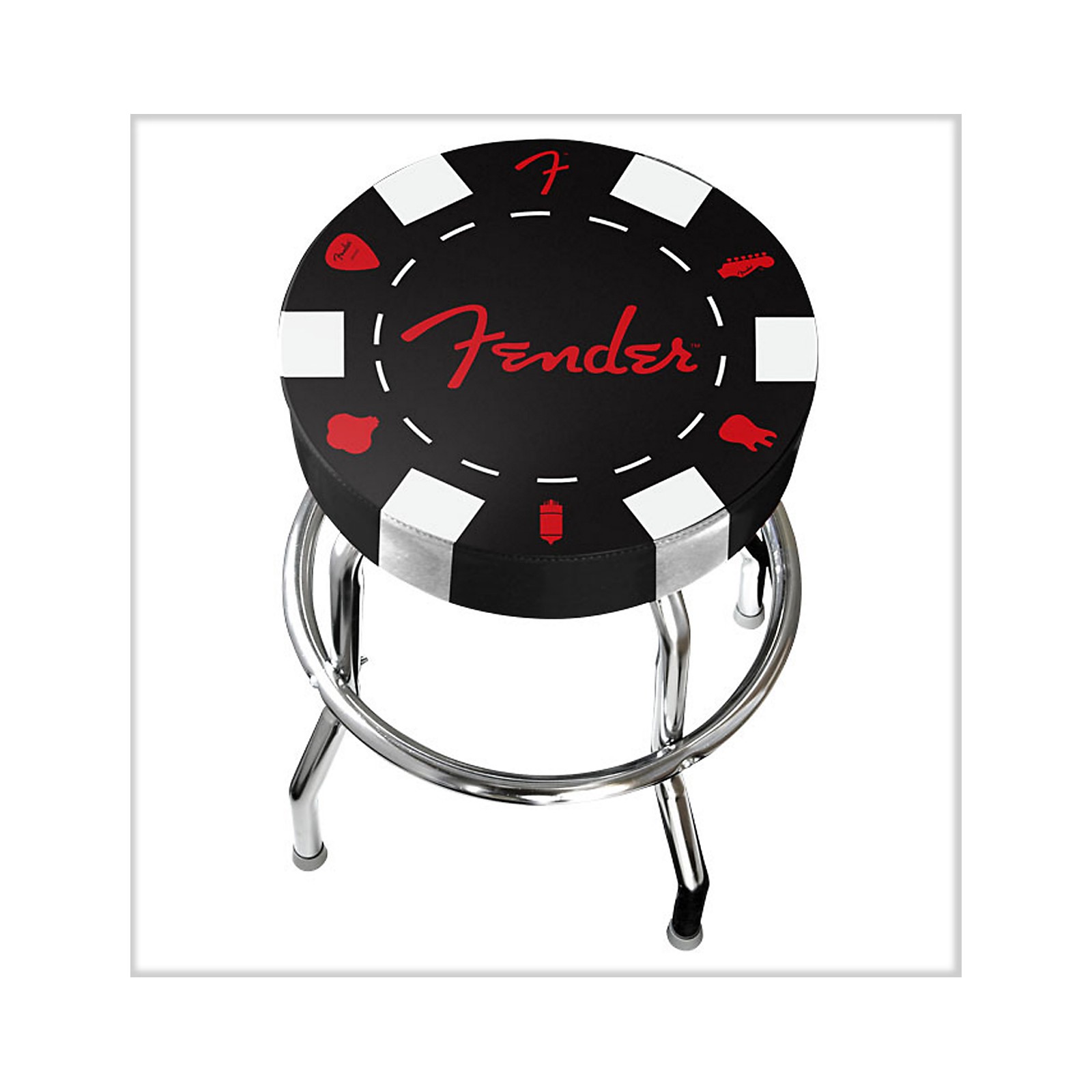 Fender 30" Poker Chip Bar Stool Musician's Friend