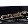 Open-Box Selmer 300 Series Baritone Saxophone Condition 3 - Scratch and Dent Lacquer, Nickel Plated Keys 197881148515