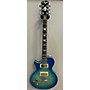 Used Agile 3010 SINGLECUT LH Solid Body Electric Guitar Blue Burst