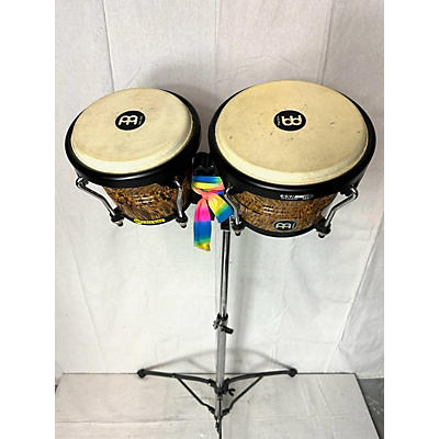 MEINL 30TH ANNIVERSARY EDITION WOOD BONGO LEOPARD BURL Bongos