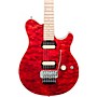 Ernie Ball Music Man 30th Anniversary Axis Electric Guitar - Translucent Red Quilt