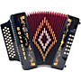 Rossetti 3112 31-Button Diatonic Accordion - FBE, Black