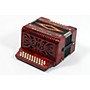Open-Box Rossetti 3112 31-Button Diatonic Accordion - FBE, Condition 3 - Scratch and Dent Red 197881496463