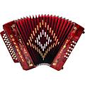Rossetti 3112 31-Button Diatonic Accordion - FBE, BlackRed