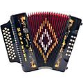 Rossetti 3112 31-Button Diatonic Accordion - GCF, BlackBlack
