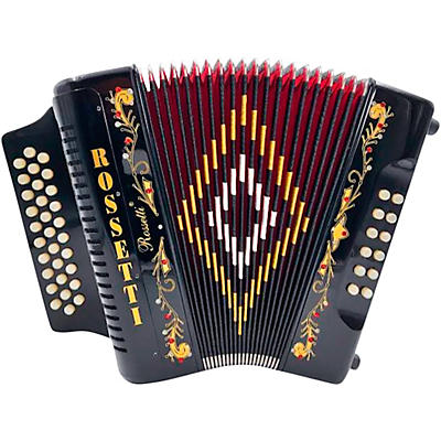 Rossetti 3112 31-Button Diatonic Accordion - GCF,