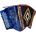 Rossetti 3112 31-Button Diatonic Accordion - GCF, BlackBlue