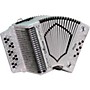Alacran 3112 31-Button Diatonic Accordion - White Sol/GCF