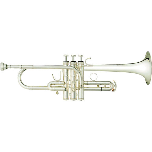 B&S 3116 Challenger II Series Eb/D Trumpet Silver