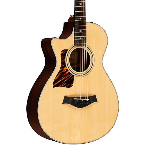 Taylor 312ce 12-Fret Left-Handed Grand Concert Acoustic-Electric Guitar Natural