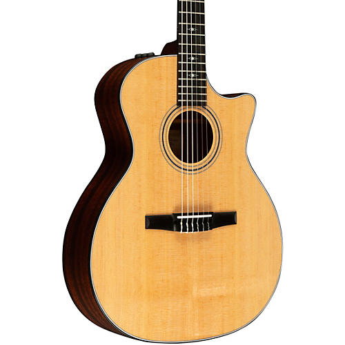 Taylor 314ce-N Grand Auditorium Nylon-String Acoustic-Electric Guitar Natural