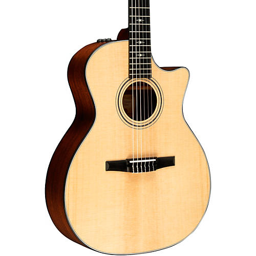 Taylor 314ce-N Grand Auditorium Nylon-String Acoustic-Electric Guitar Natural