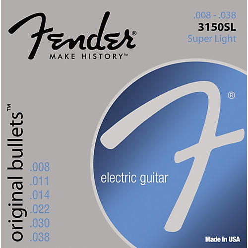 3150SL Original 150 Pure Nickel Bullet-End Electric Guitar Strings - Super Light