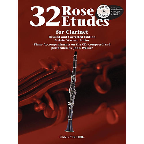 Carl Fischer 32 Rose Etudes for Clarinet