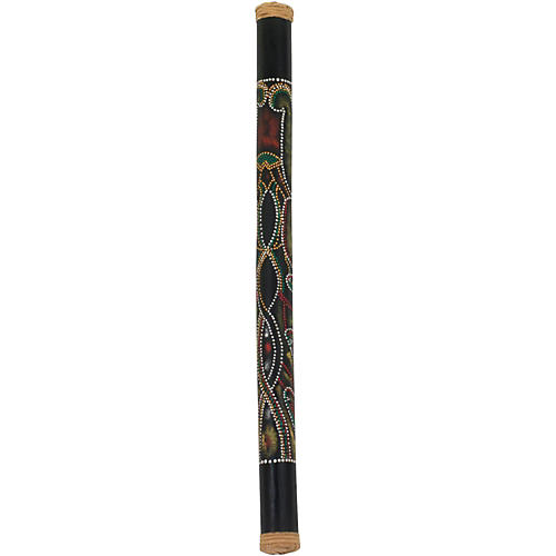 Pearl 32 in. Bamboo Rainstick in Hand-Painted Hidden Spirit Finish