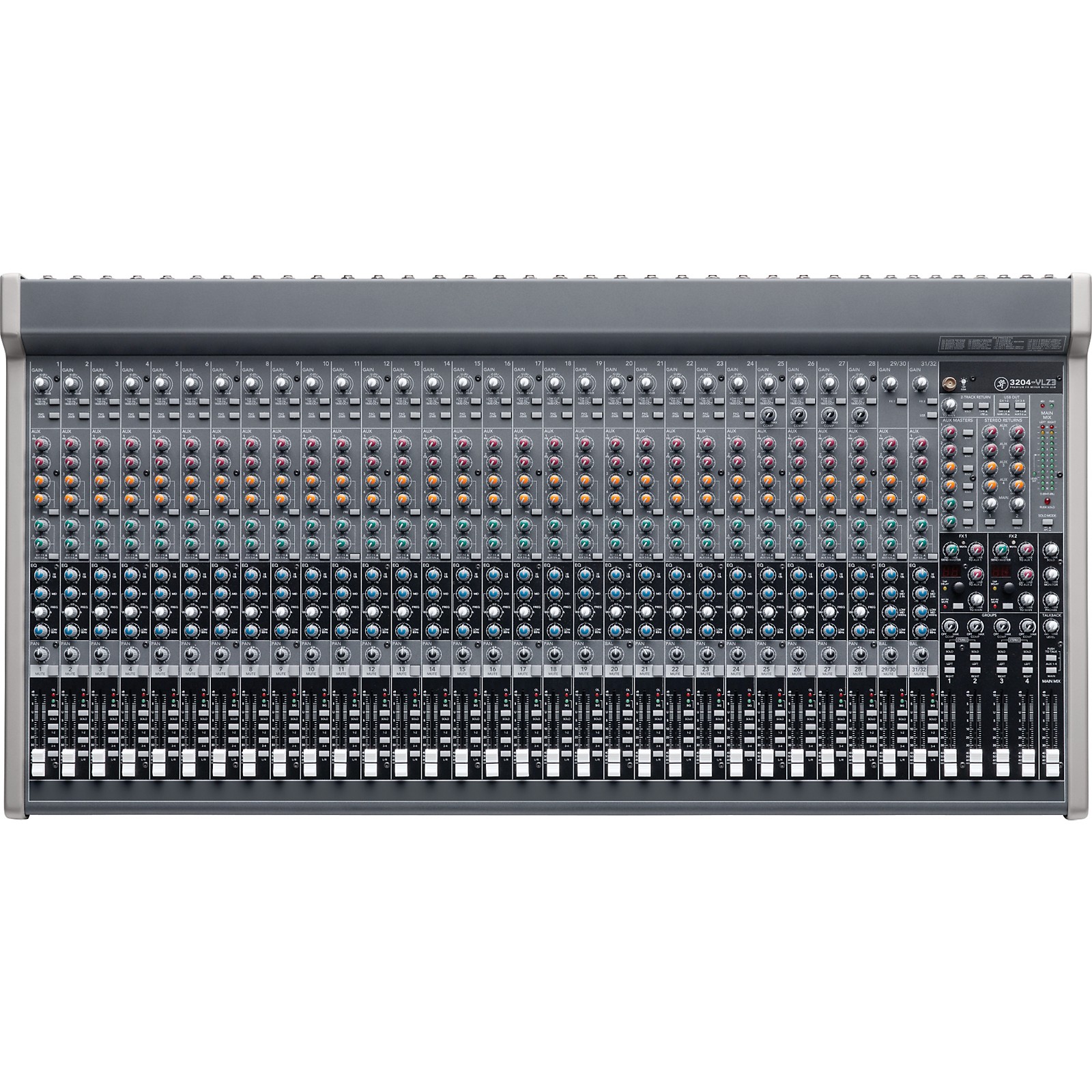 Mackie 3204VLZ3 Premium 32Channel FX Mixer with USB Black Musician's Friend