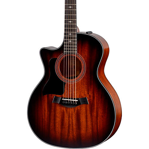 Taylor 324ce Grand Auditorium Left-Handed Acoustic-Electric Guitar Shaded Edge Burst