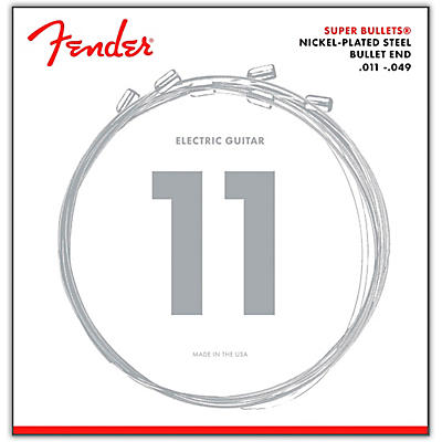 Fender 3250M Nickel-Plated Steel Bullet End Electric Strings - Medium