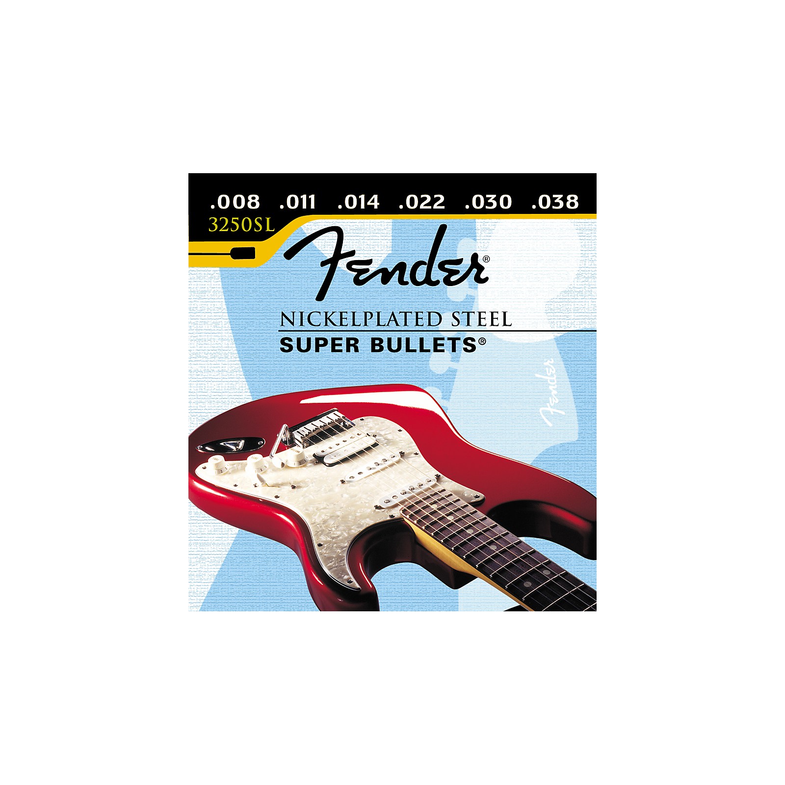 Fender 3250SL Super Light Bullets Nickel Steel Electric Guitar Strings