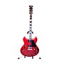 Used Vester 335 Hollow Body Electric Guitar Trans Red