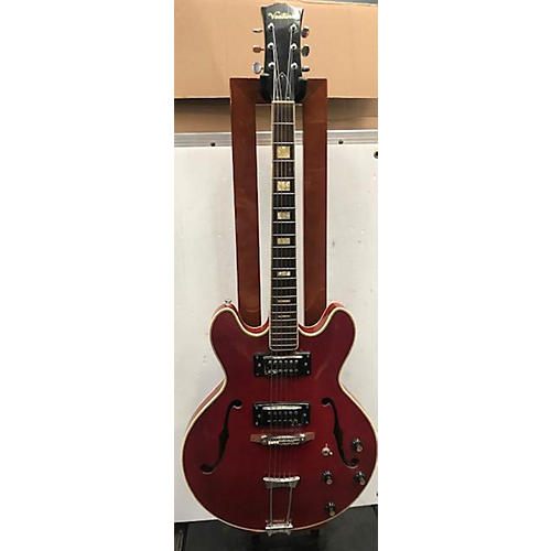 Ventura 335 Hollow Body Electric Guitar Flat Red