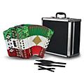 Sofiamari 34-Button Diatonic Accordion - Mexican Flag, GCFFBE