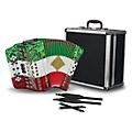 Sofiamari 34-Button Diatonic Accordion - Mexican Flag, GCFGCF
