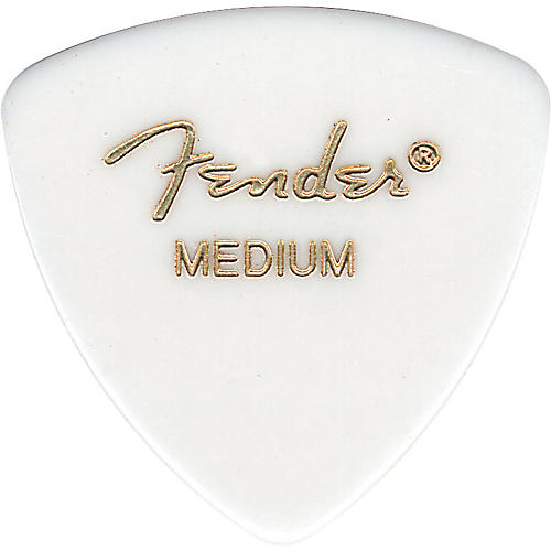 Fender 346 White Guitar Picks Heavy 6 Dozen