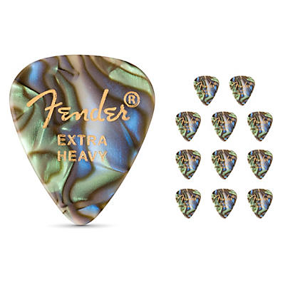 Fender 351 Premium Celluloid Guitar Picks 12-Pack -