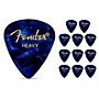 Fender 351 Premium Celluloid Guitar Picks 12-Pack - Blue Moto Heavy