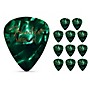 Fender 351 Premium Celluloid Guitar Picks 12-Pack - Green Moto Medium