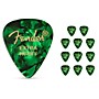 Fender 351 Premium Celluloid Guitar Picks 12-Pack - Green Moto X-Heavy
