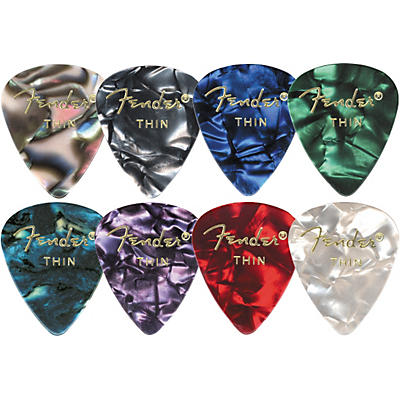 Fender 351 Premium Celluloid Guitar Picks 12-Pack