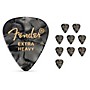 Fender 351 Premium Celluloid Guitar Picks  (12-Pack) Black Moto X-Heavy