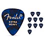 Fender 351 Premium Celluloid Guitar Picks  (12-Pack) Blue Moto X-Heavy