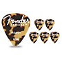 Fender 351 Shape Tortuga Ultem Guitar Picks (6-Pack), Tortoise Shell Heavy