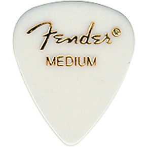 Fender 351 Standard Guitar Pick White | Musician's Friend