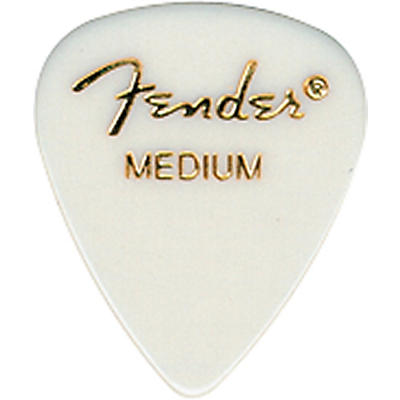 Fender 351 Standard Guitar Pick White