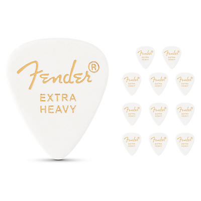 Fender 351 Standard Guitar Pick. White