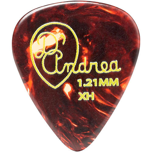 D'Andrea 351 Vintage Celluloid Guitar Picks One Dozen Shell 1.21 mm