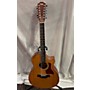Used Taylor 354CE 12 String Acoustic Electric Guitar Natural