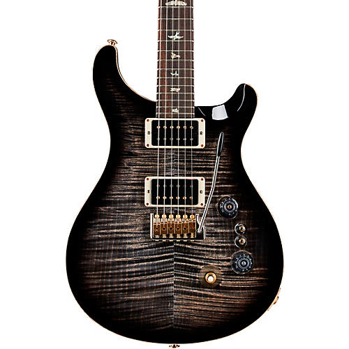 PRS 35th Anniversary Custom 24 With 10 Top and Pattern Thin Neck Electric Guitar Charcoal Burst